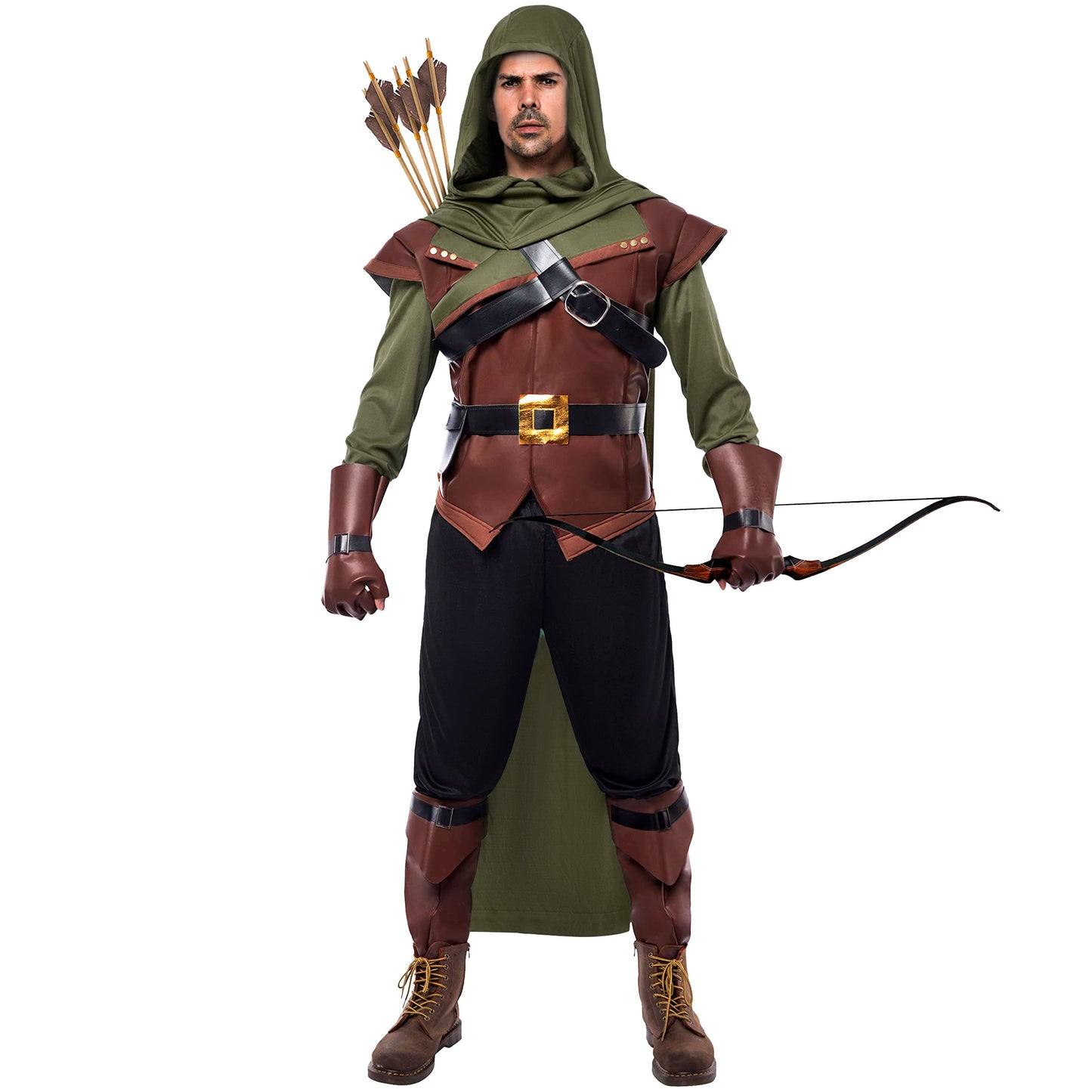 Disfraz de Robin Hood para Hombres – Héroe del Bosque Medieval