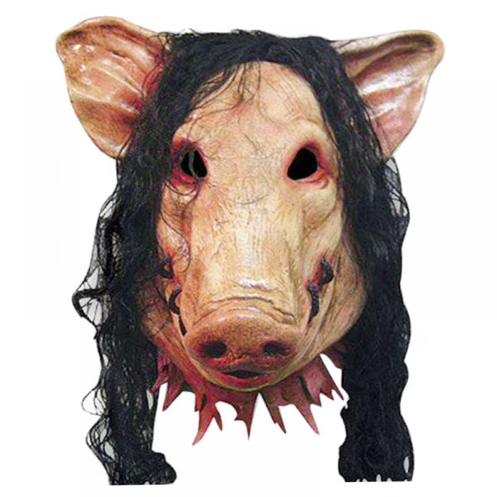 Máscara de Cerdo Sangriento – Látex Realista de Terror para Halloween o Cosplay