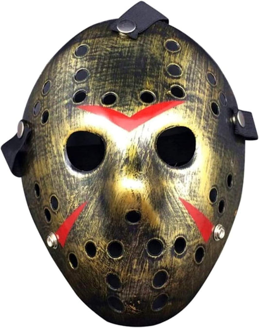 Máscara de Terror Halloween – Estilo Jason Voorhees | Máscara de Disfraz para Fiestas y Cosplay