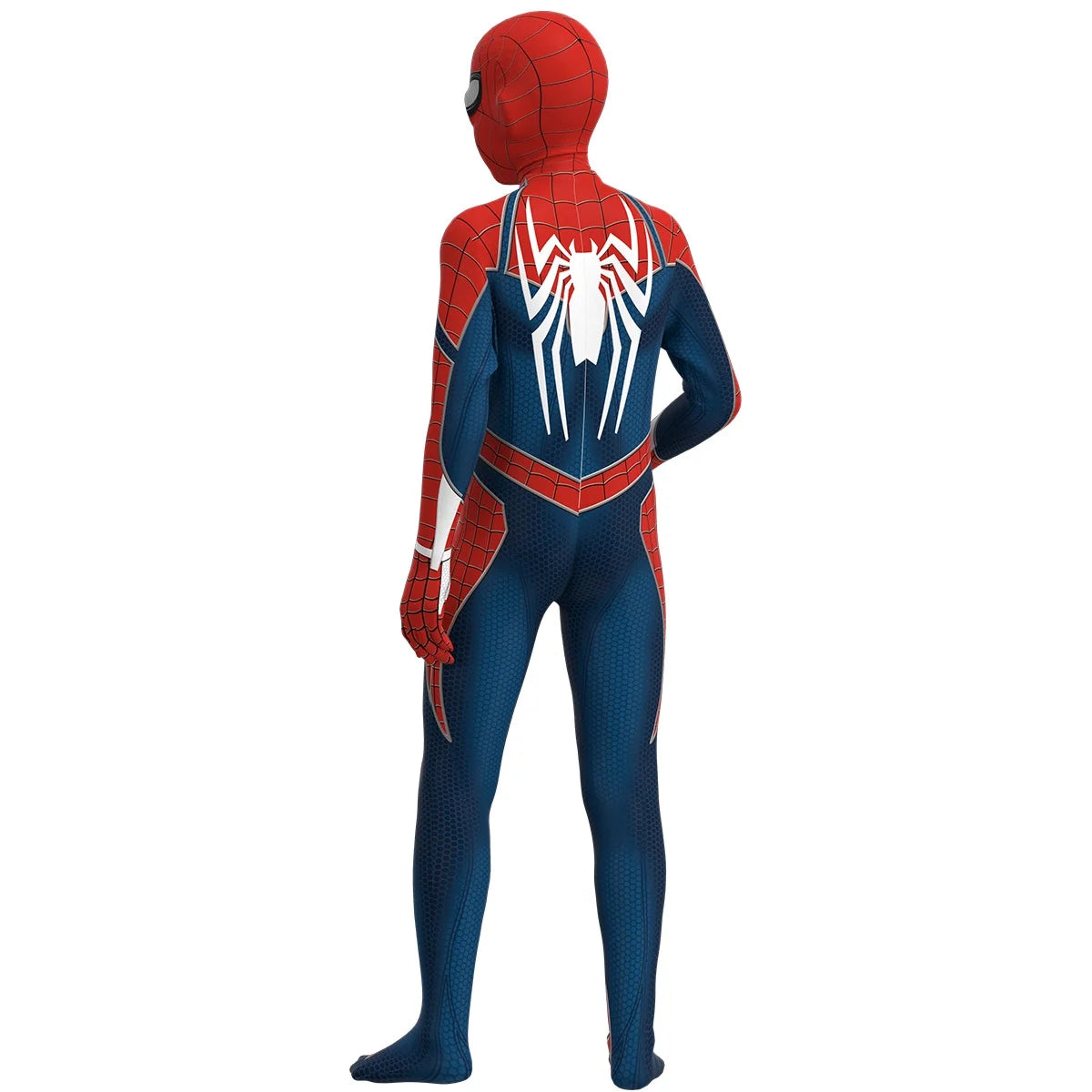 Disfraz Infantil de Superhéroe – Traje Completo de Lycra con Máscara para Niños (Estilo Spider-Man)