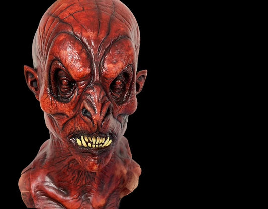 Máscara Demonio Rojo – Látex Premium de Terror para Halloween