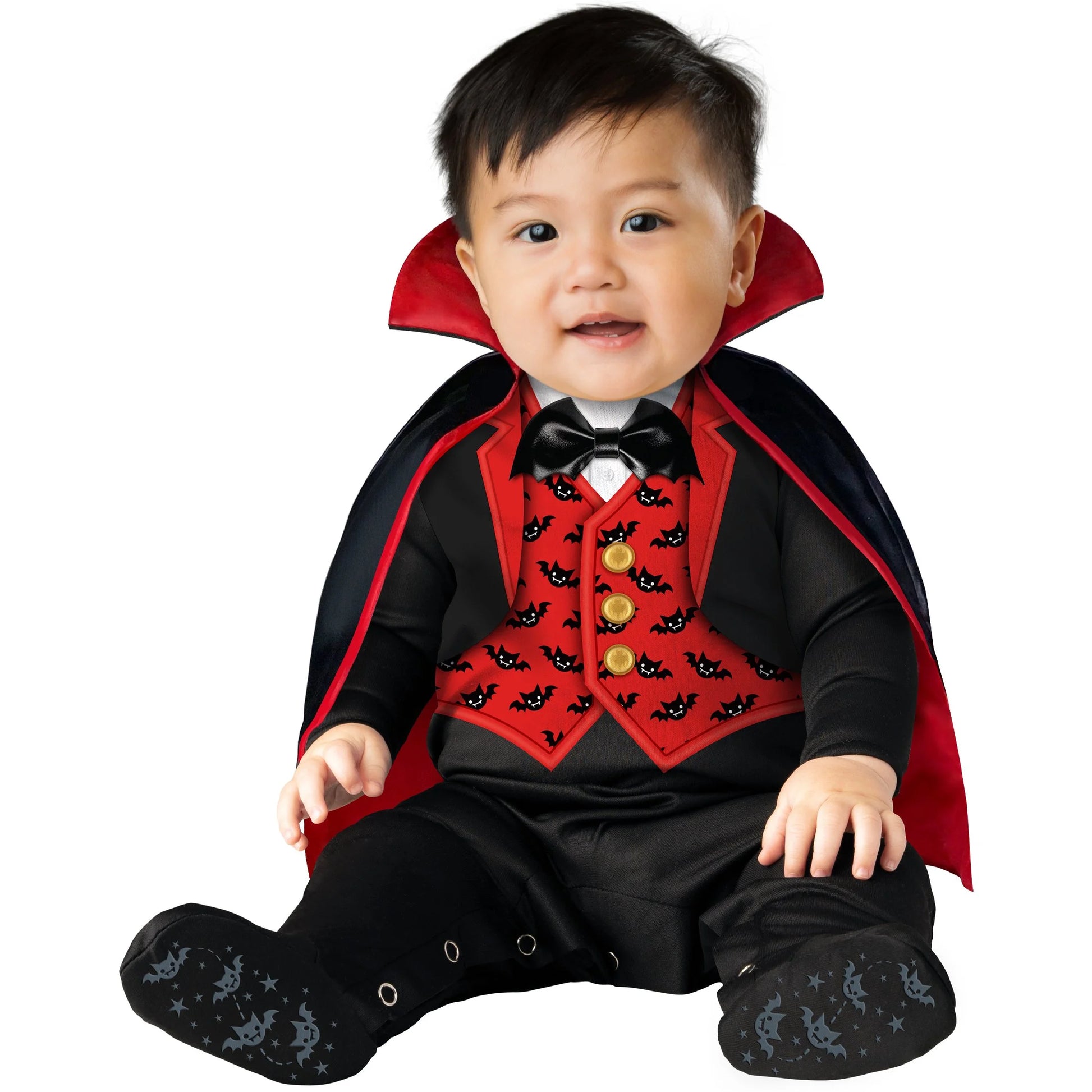 Disfraz de Vampiro para Bebé – Traje Completo de Halloween 12-18 Meses | Suave, Cómodo y Adorable