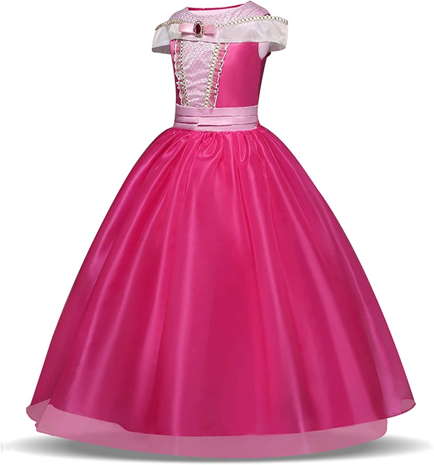 Disfraz Infantil de Princesa Rosa – Vestido Elegante con Accesorios para Niñas | Ideal para Halloween o Fiestas Temáticas