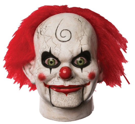 Máscara de Payaso Mary Shaw – Látex Realista Multicolor | Terror Psicológico de Alta Calidad