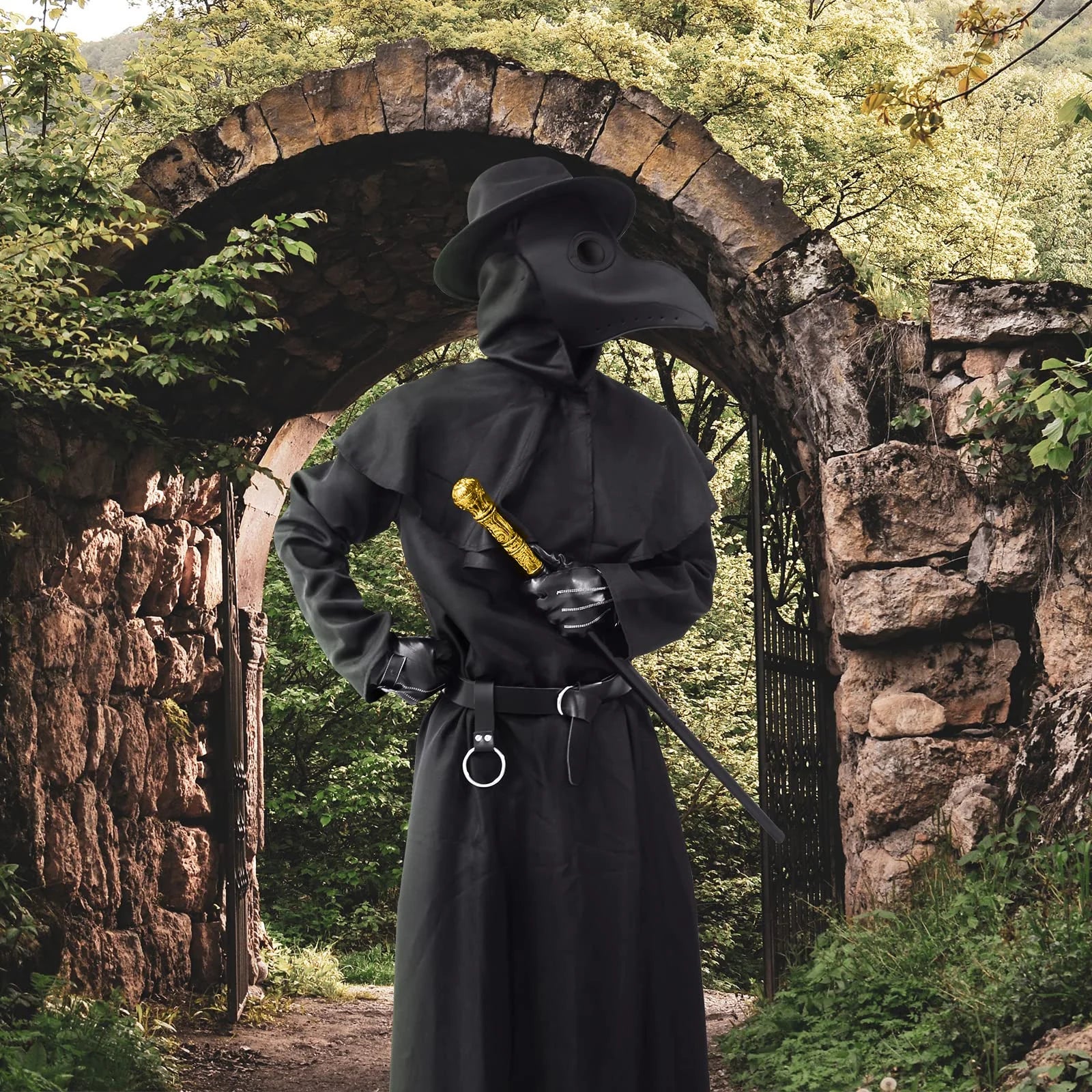 Disfraz Doctor de la Peste – El Monje de las Sombras