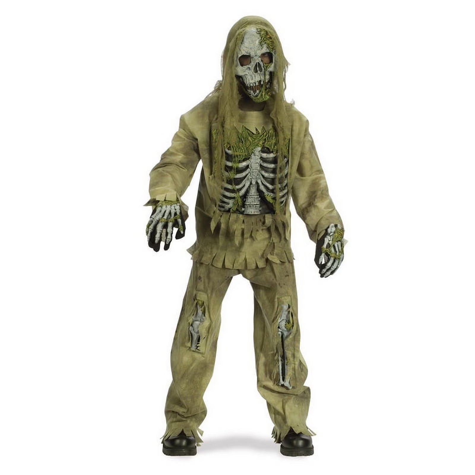 Skeleton Zombie Boy’S Halloween Fancy-Dress Costume for Child, Regular S (4–6)