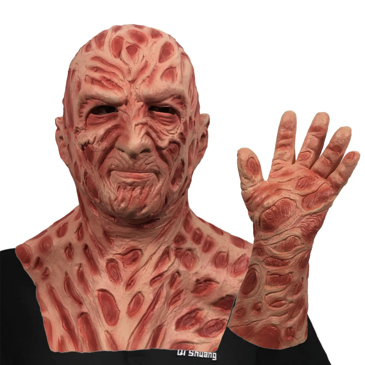 Máscara Freddy Krueger – Látex Completo Realista de Terror