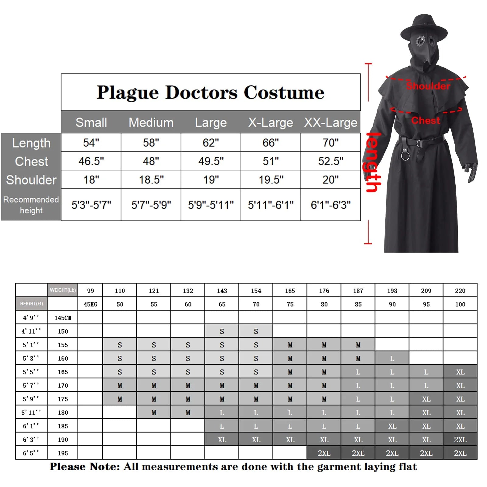 Disfraz Doctor de la Peste – El Monje de las Sombras