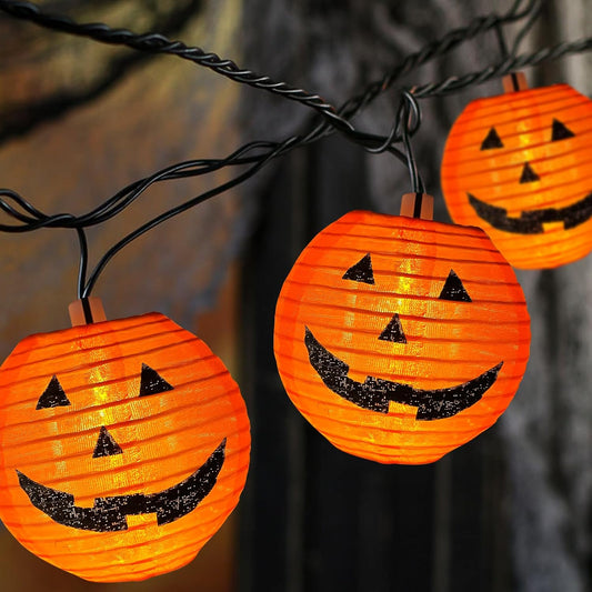 Set de 3 Cubos de Dulces de Halloween con Luz LED – Calabazas Luminosas para Niños