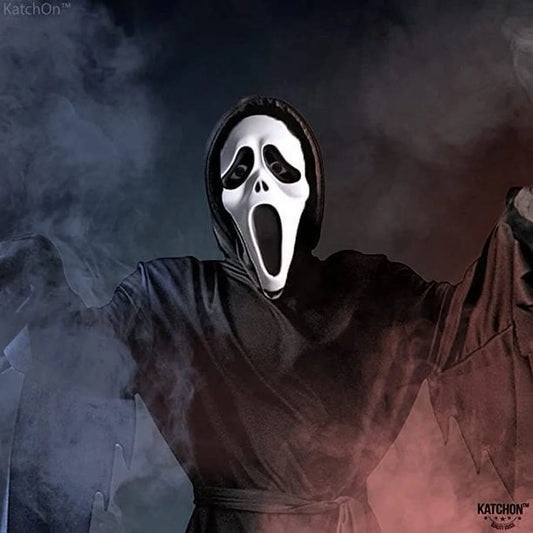 Máscara Ghostface – Clásico de Terror para Halloween y Fiestas de Disfraces