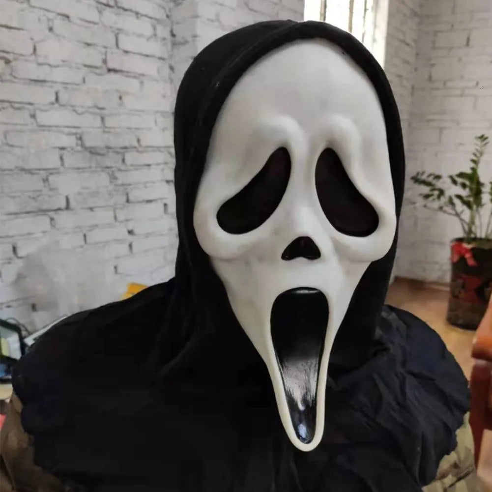Máscara Ghostface – Clásico de Terror para Halloween y Fiestas de Disfraces