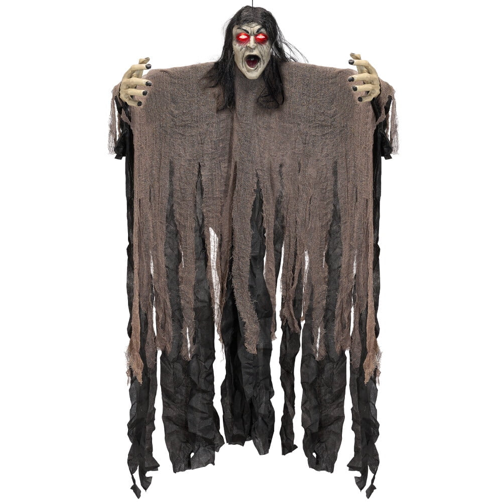 Zombi Enterrado con Ojos LED – Decoración de Halloween para Jardín o Cementerio