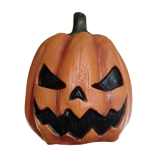 Máscara de Calabaza Terrorífica – Látex Premium Completo para Adultos, Estilo Halloween “Jack O’ Lantern”