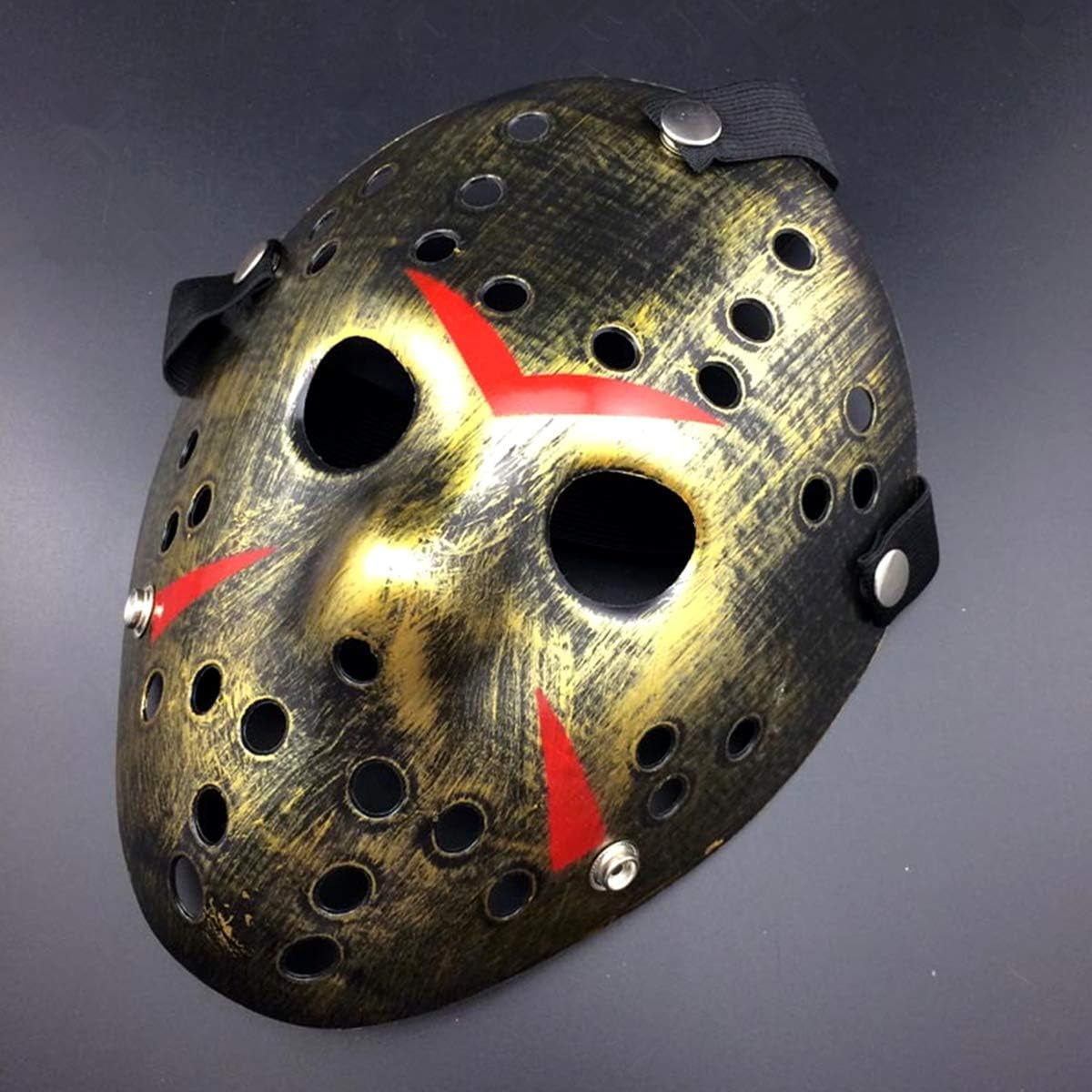 Máscara de Terror Halloween – Estilo Jason Voorhees | Máscara de Disfraz para Fiestas y Cosplay