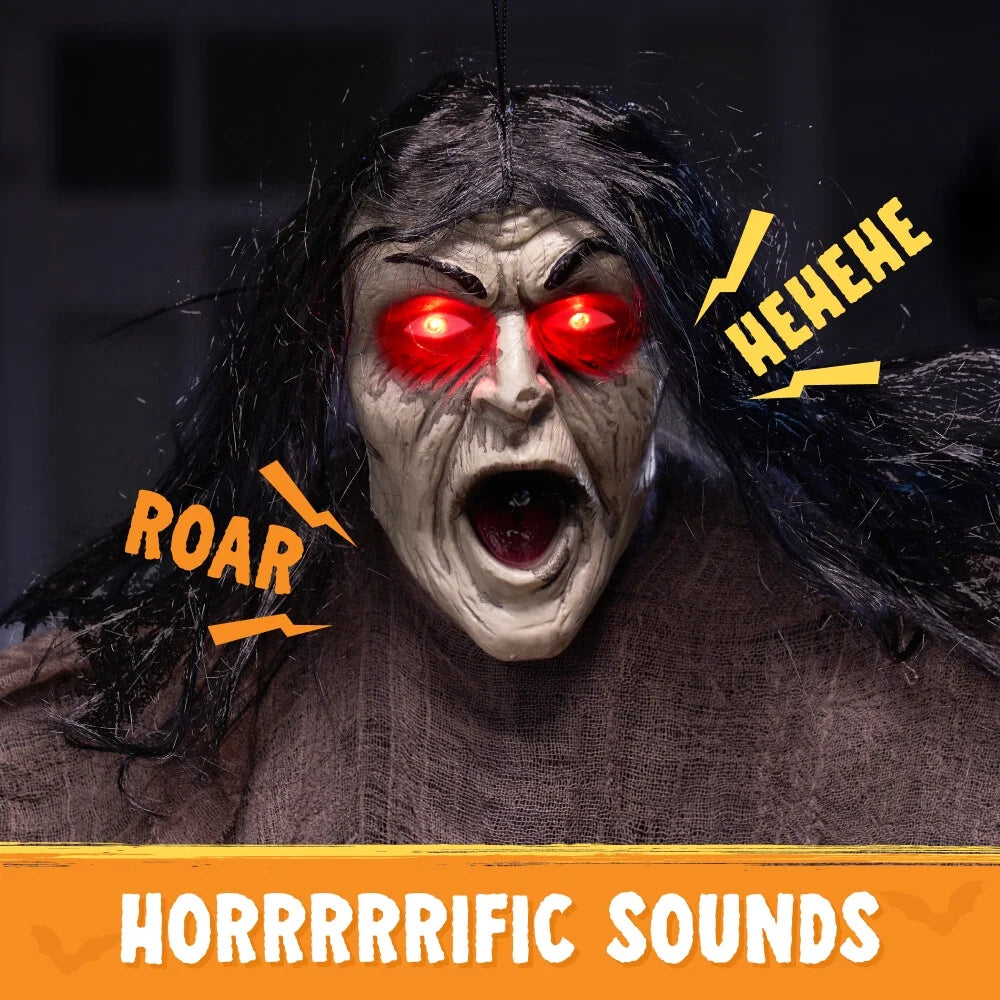 Zombi Enterrado con Ojos LED – Decoración de Halloween para Jardín o Cementerio