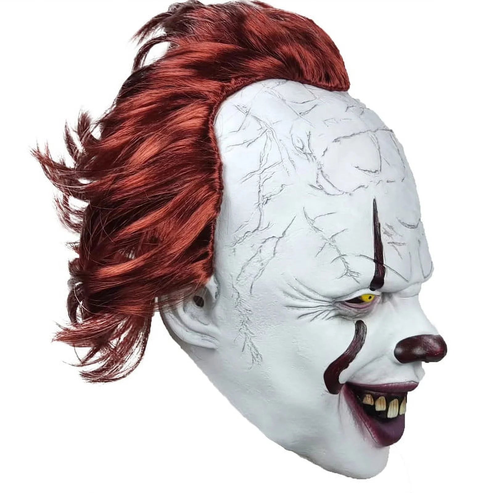IT Pennywise Mask for Cosplay, One Size for Unisex Adults