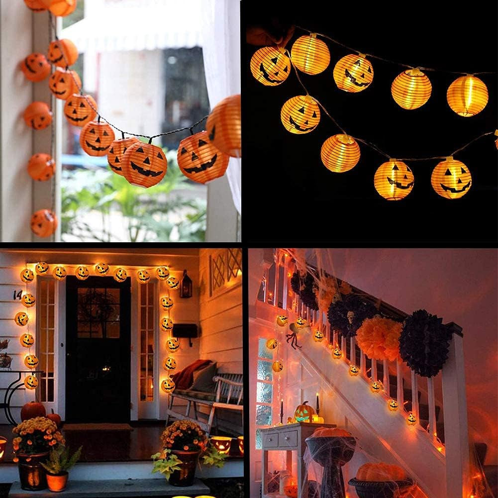 Set de 3 Cubos de Dulces de Halloween con Luz LED – Calabazas Luminosas para Niños
