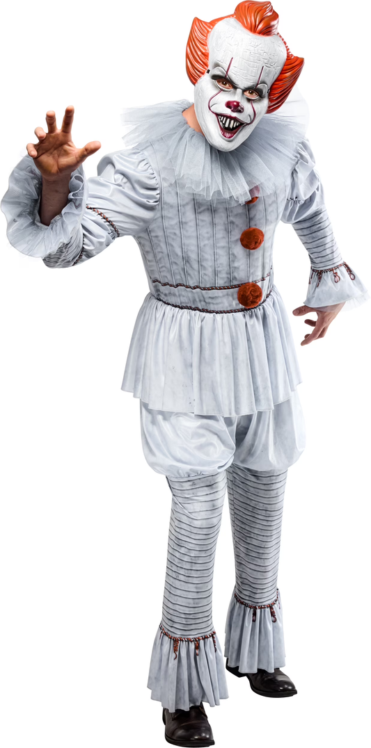 Disfraz de Pennywise el Payaso Asesino para Adultos