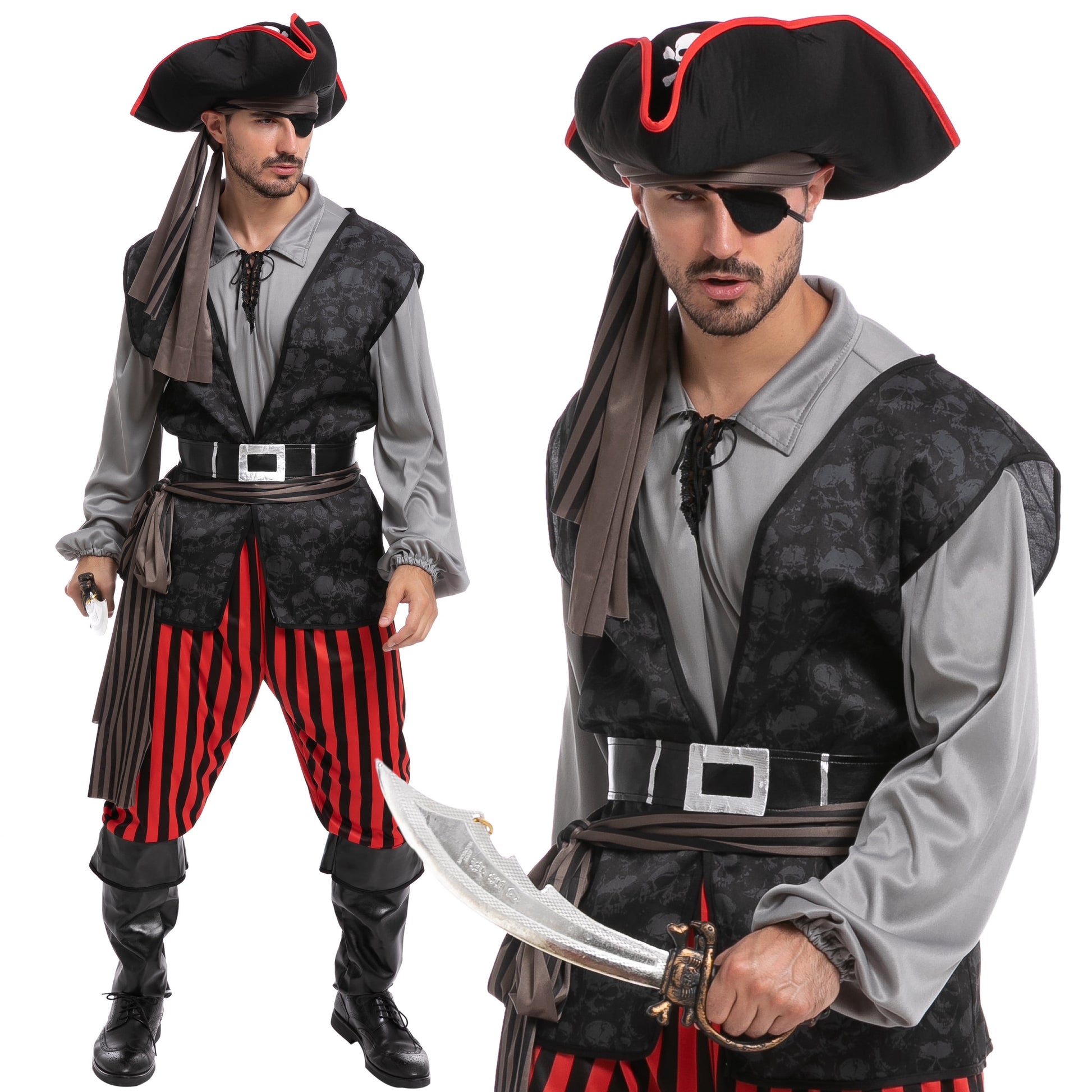 Disfraz de Pirata Capitán del Mar para Hombres – Conquista los Siete Mares este Halloween