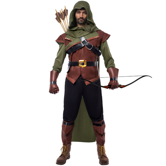 Disfraz de Robin Hood para Hombres – Héroe del Bosque Medieval