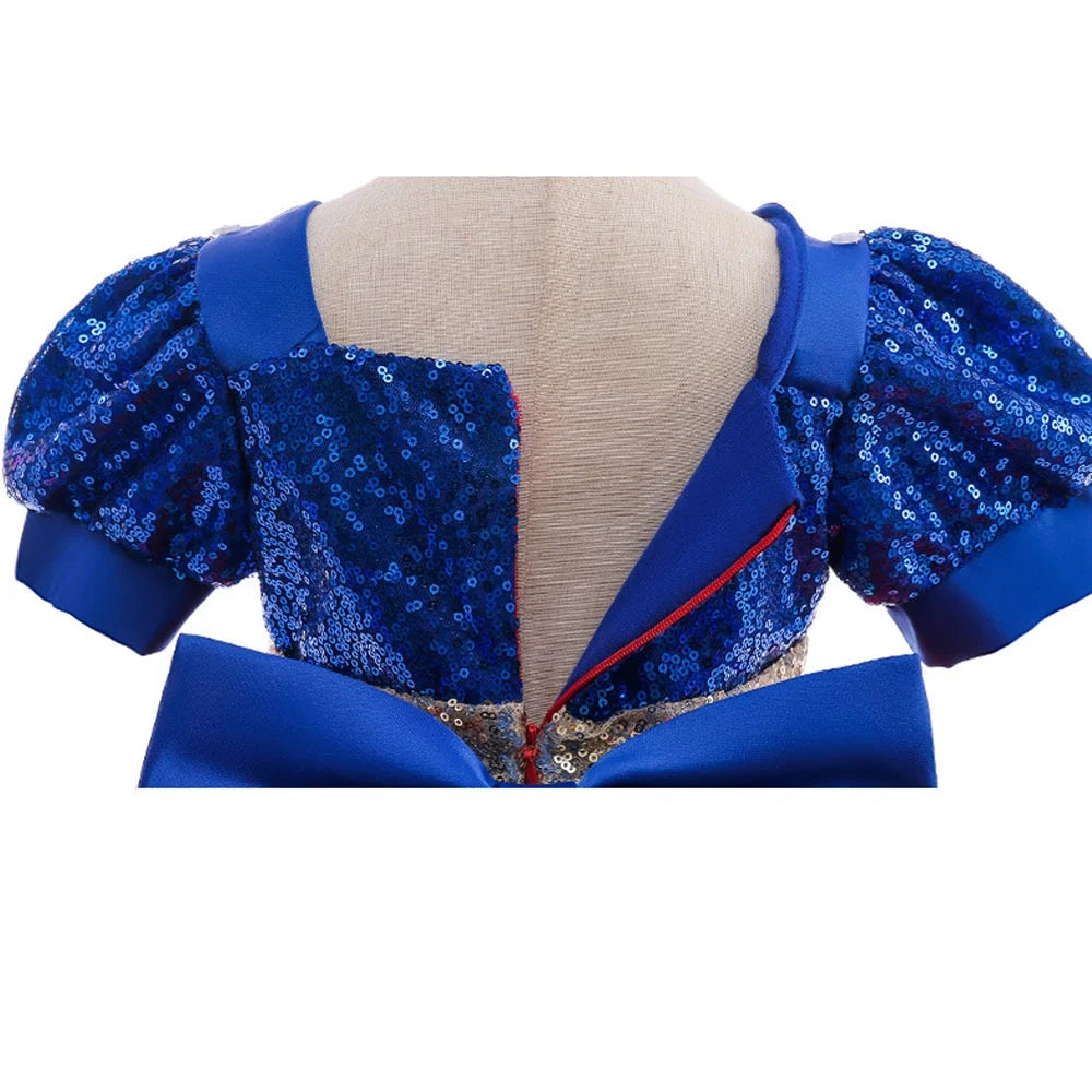 Disfraz Infantil de Superheroína – Vestido Brillante con Capa para Niñas | Ideal para Halloween o Fiestas de Disfraces