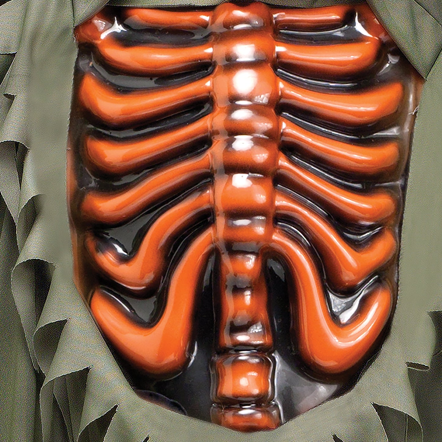 Disfraz Infantil Calabaza Sangrante – Traje Completo de Terror para Halloween con Máscara y Capa