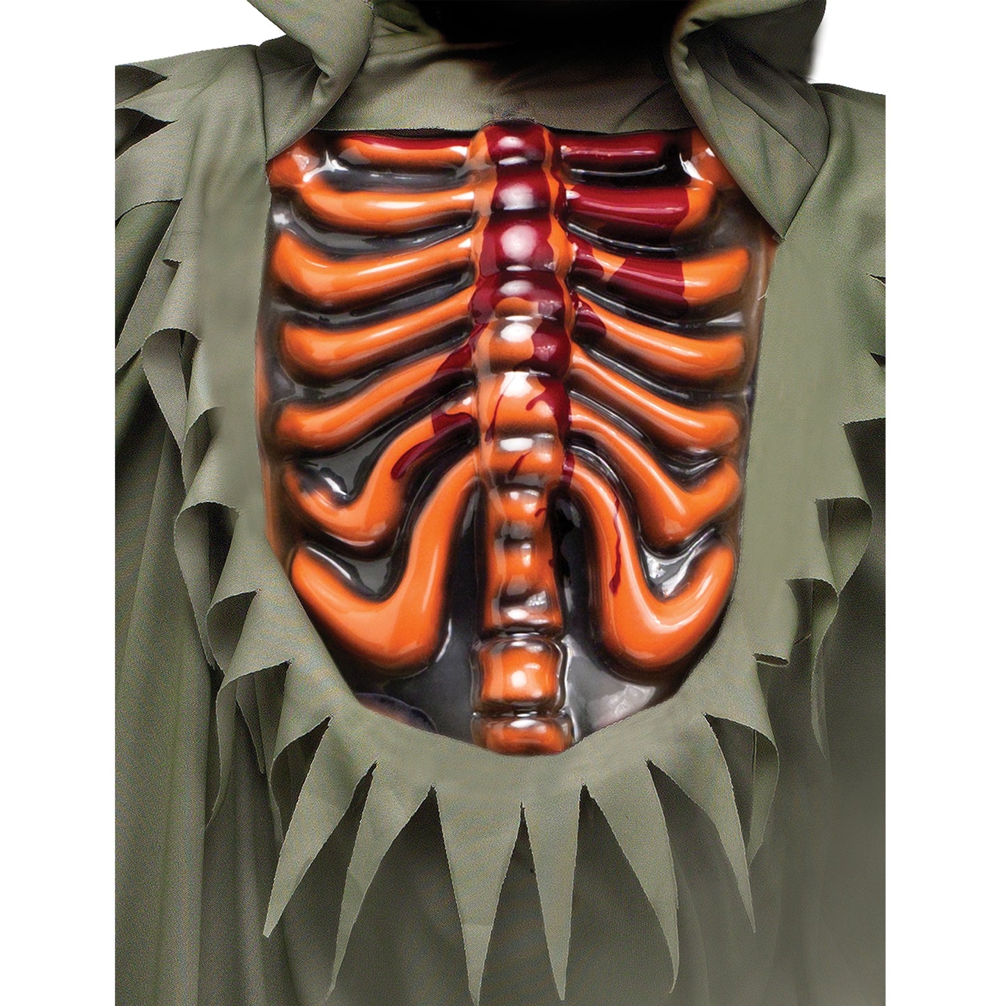 Disfraz Infantil Calabaza Sangrante – Traje Completo de Terror para Halloween con Máscara y Capa