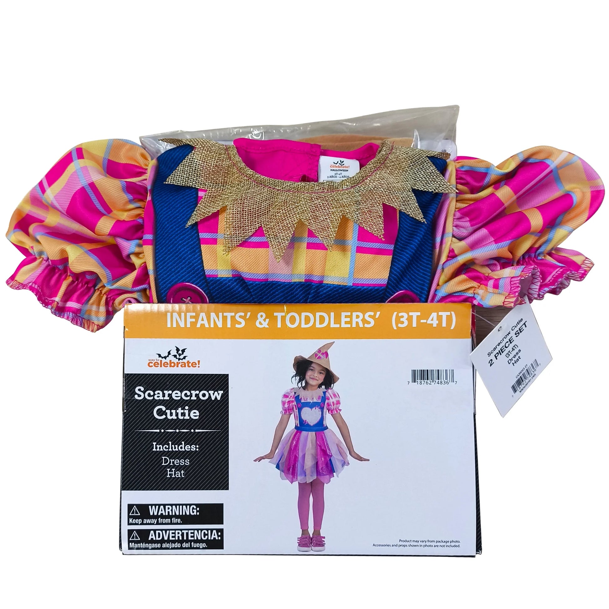 Disfraz de Espantapájaros Dulce para Niñas – Halloween Encantado