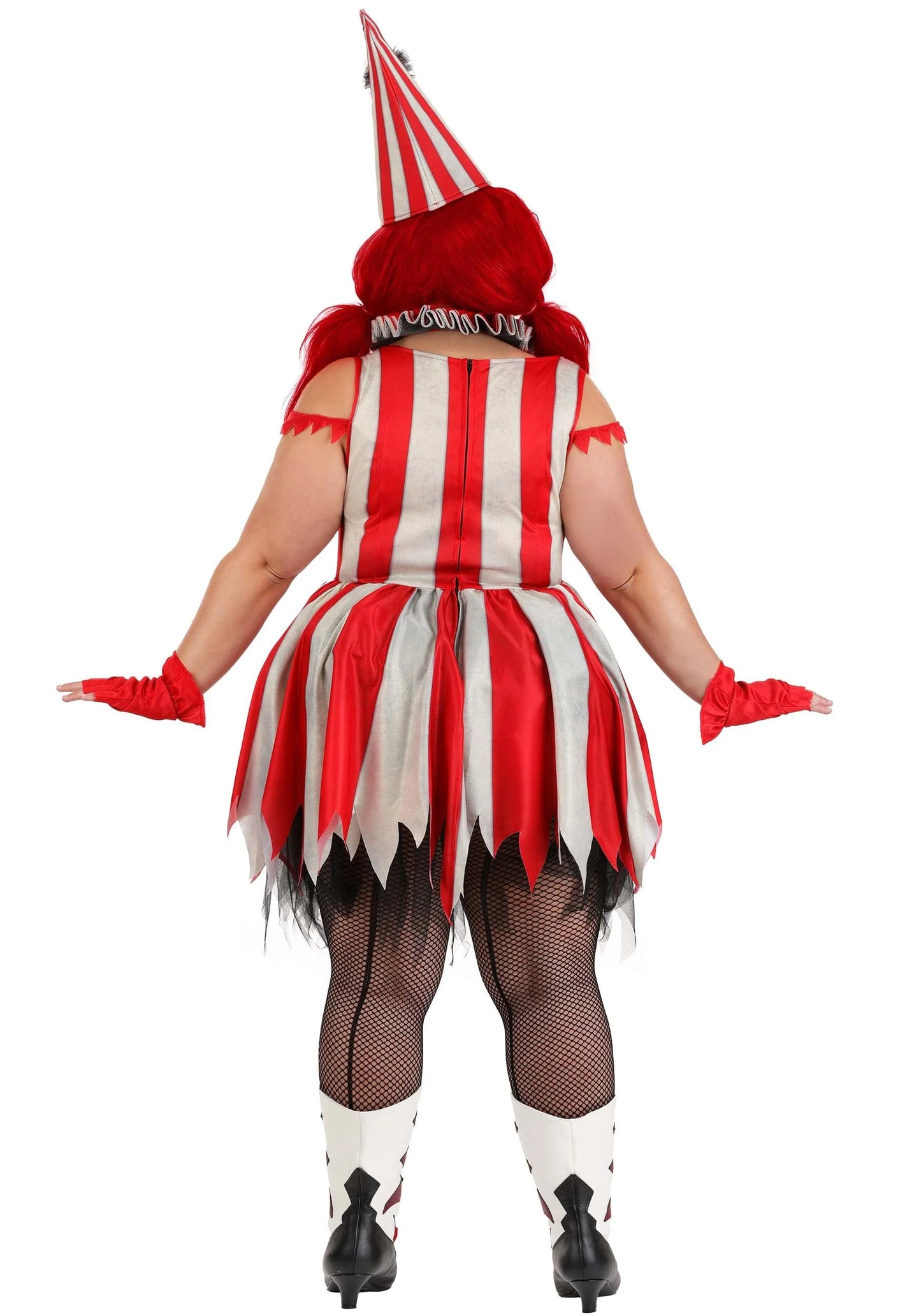 Disfraz Payasa Macabra del Circo – Talla Plus