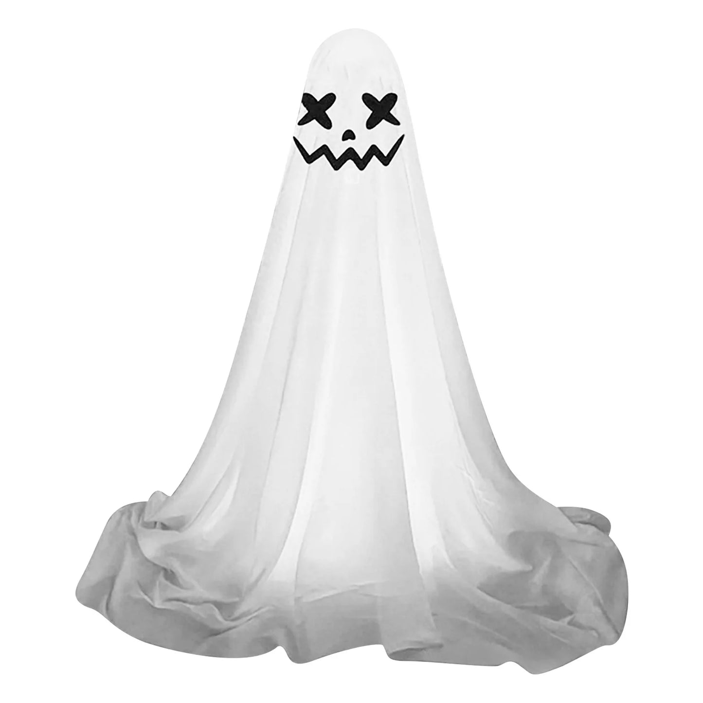 Fantasma Luminoso LED con Poste Extensible – Decoración de Halloween Interior y Exterior