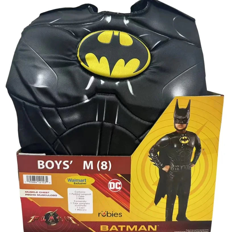 Disfraz Batman Clásico (The Flash 2023) – Pecho Musculoso para Niño