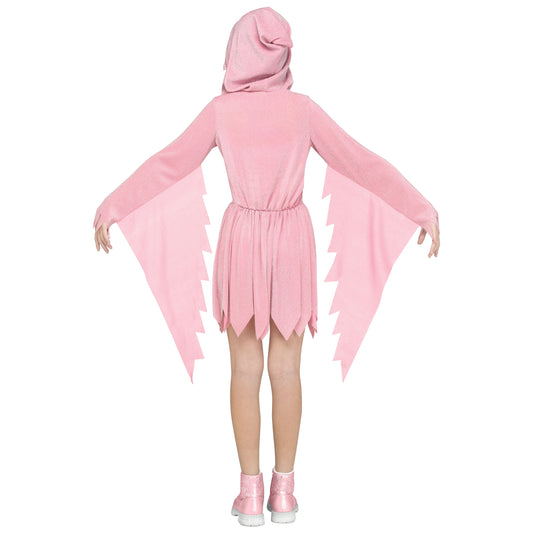 Disfraz de Ghostface Rosa para Niña – Talla S (6/6X)
