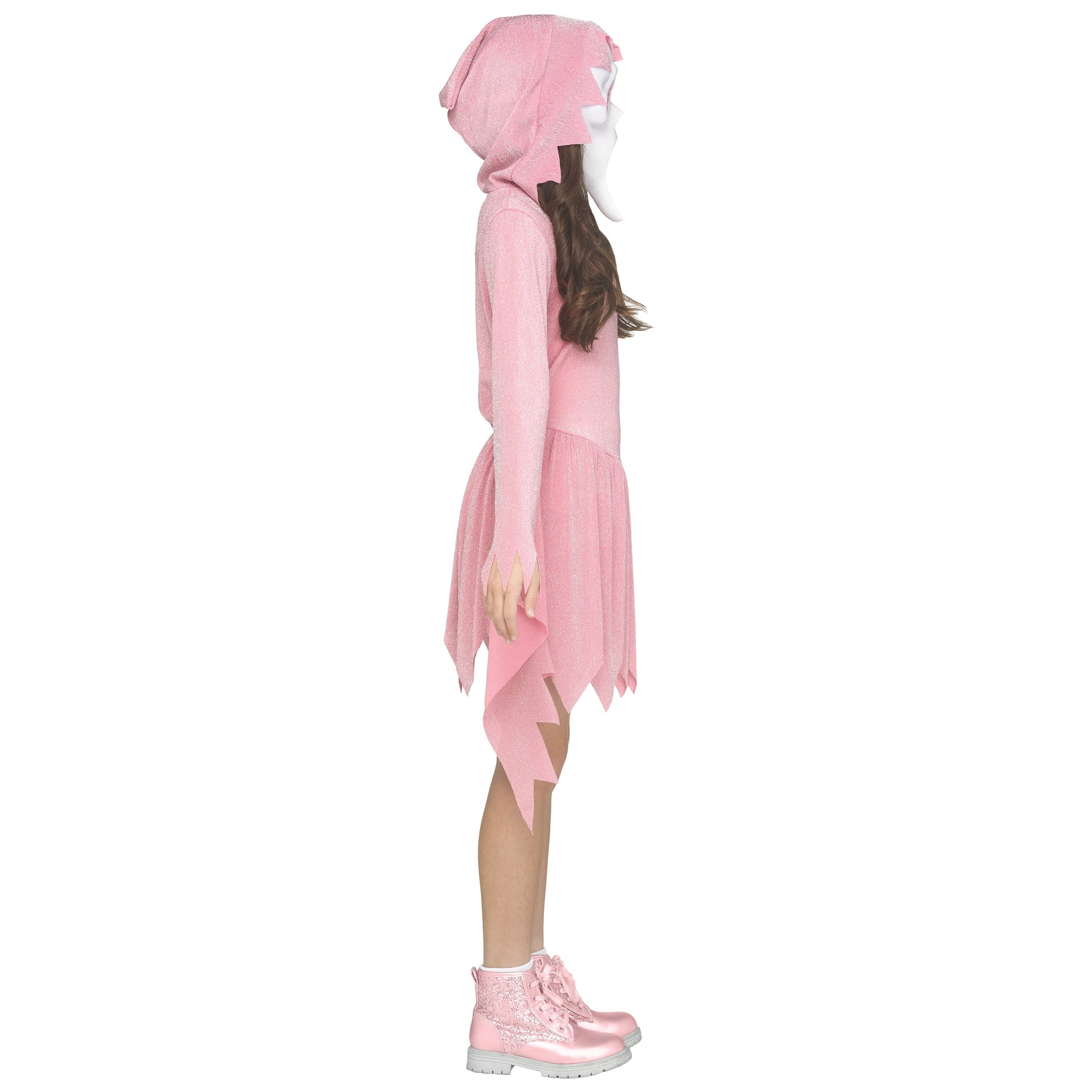 Disfraz de Ghostface Rosa para Niña – Talla S (6/6X)