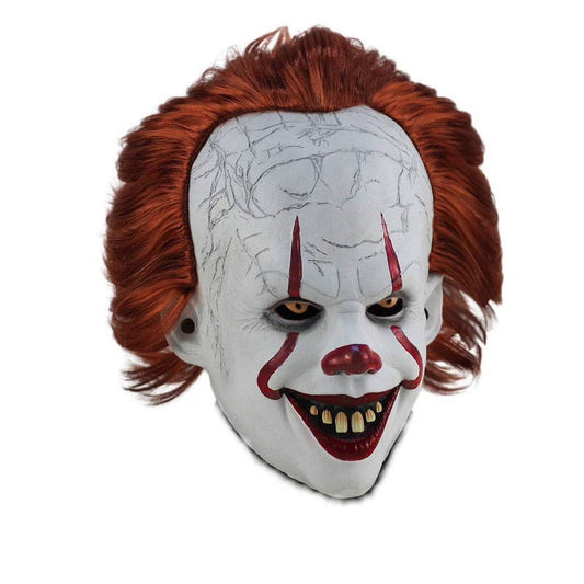 IT Pennywise Mask for Cosplay, One Size for Unisex Adults