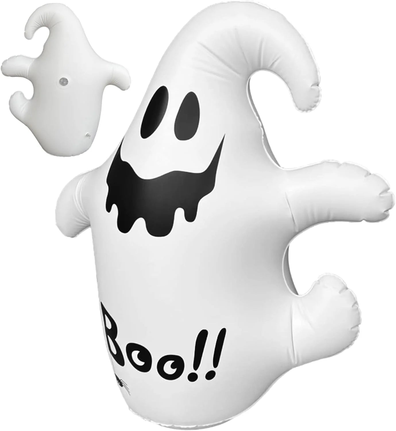 Inflable Fantasma de Halloween 4 FT – Decoración Exterior con Luces LED para Jardín o Fiesta