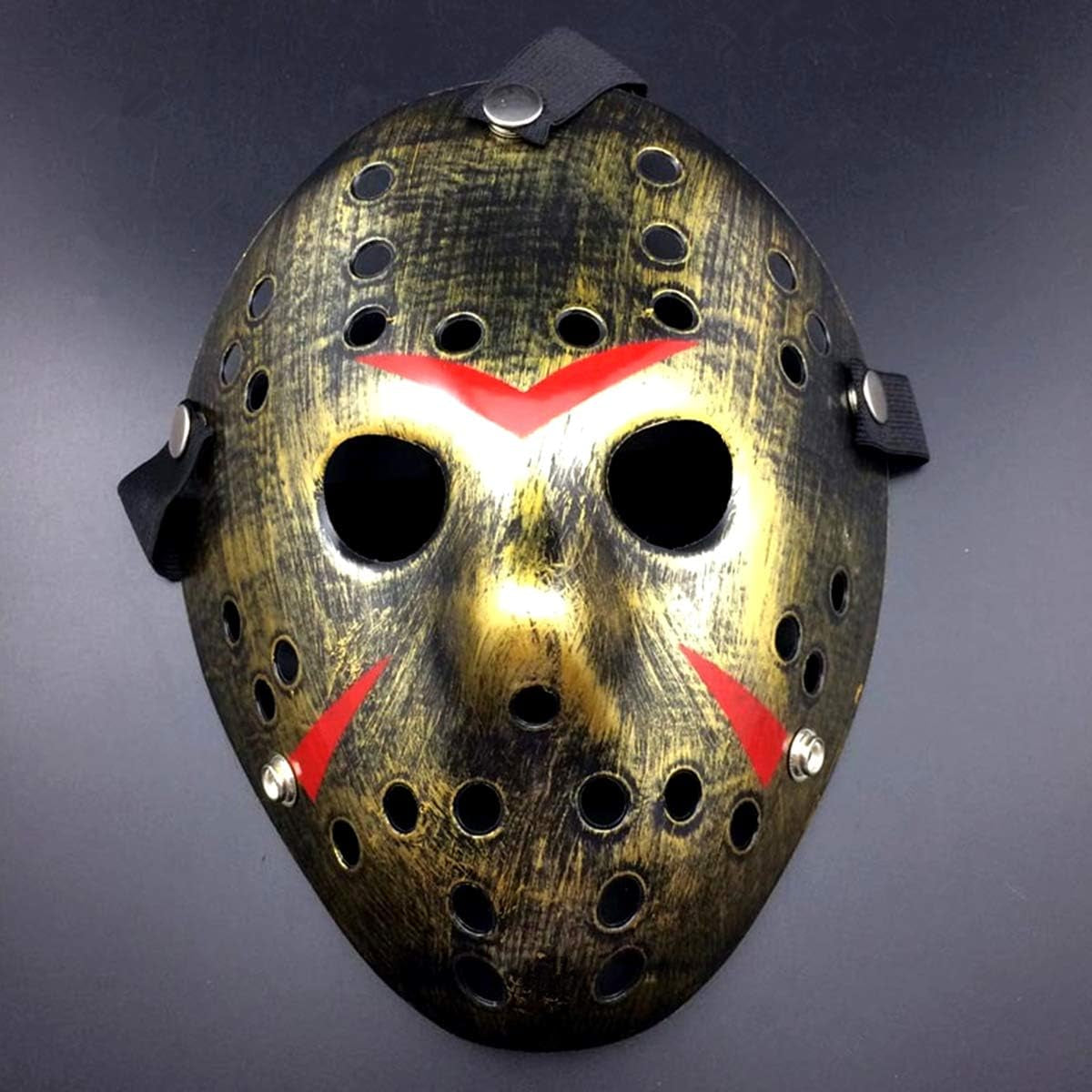 Máscara de Terror Halloween – Estilo Jason Voorhees | Máscara de Disfraz para Fiestas y Cosplay