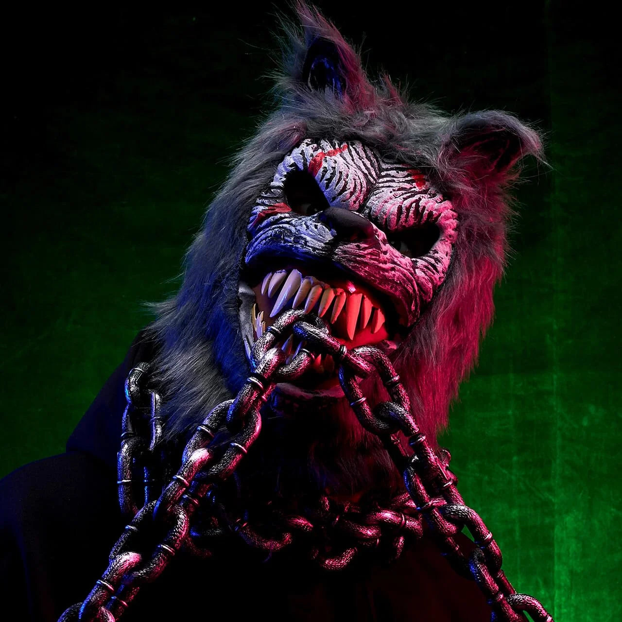 Máscara Realista de Hombre Lobo – Látex Completo para Halloween, Cosplay o Fiestas de Terror