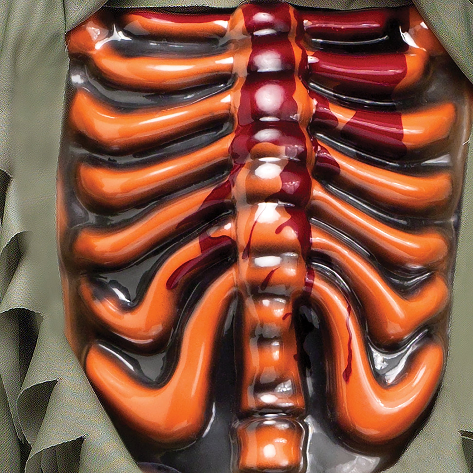 Disfraz Infantil Calabaza Sangrante – Traje Completo de Terror para Halloween con Máscara y Capa