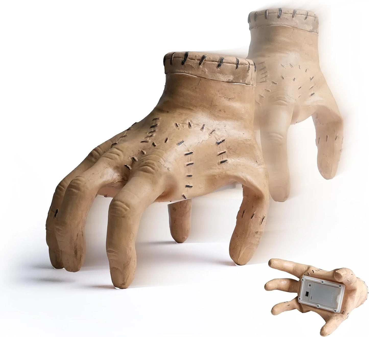 Mano Animatrónica con Sensor de Sonido – Decoración de Halloween con Movimiento y Luz