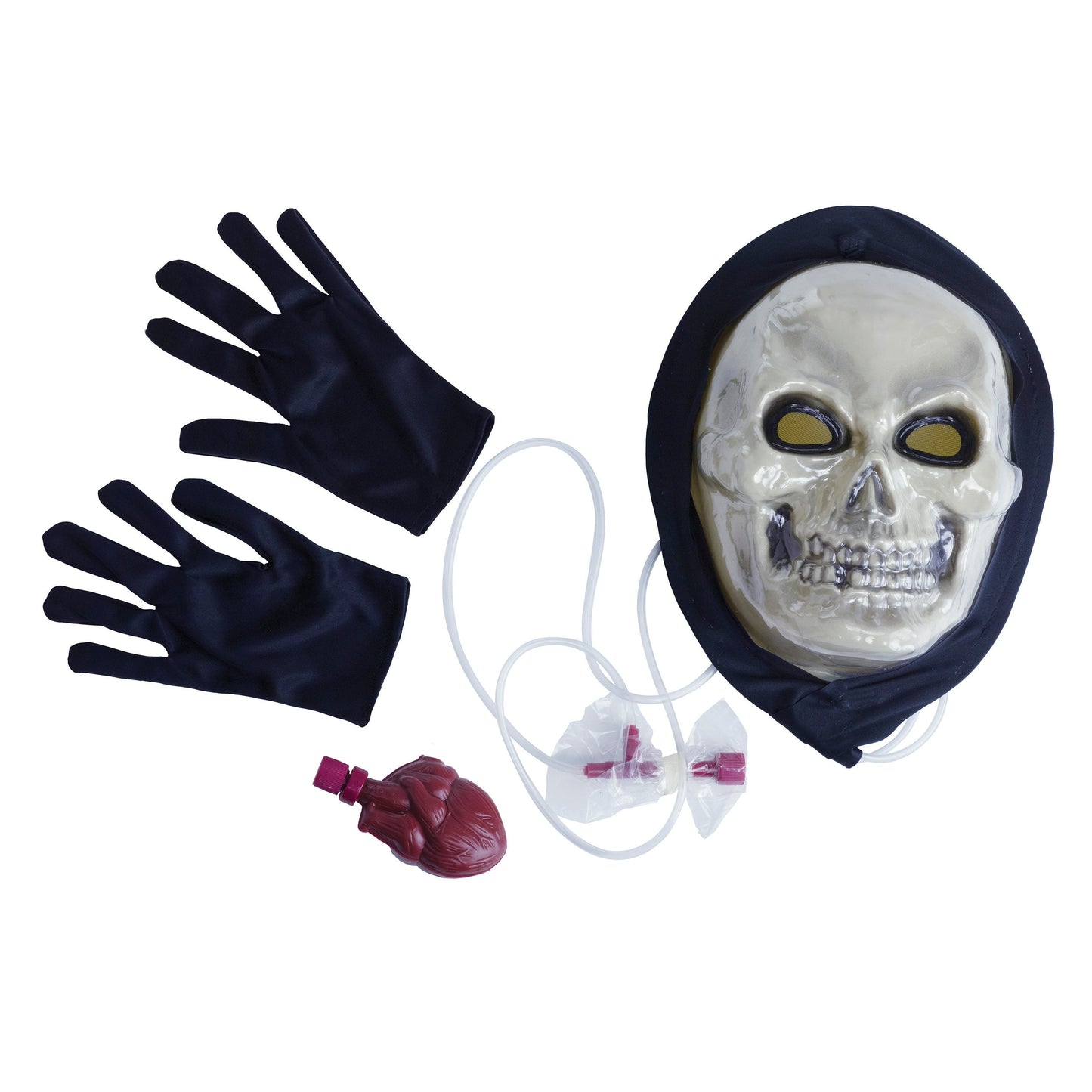 Disfraz Infantil de la Muerte Sangrante – Traje Completo de Terror con Capa y Máscara para Halloween