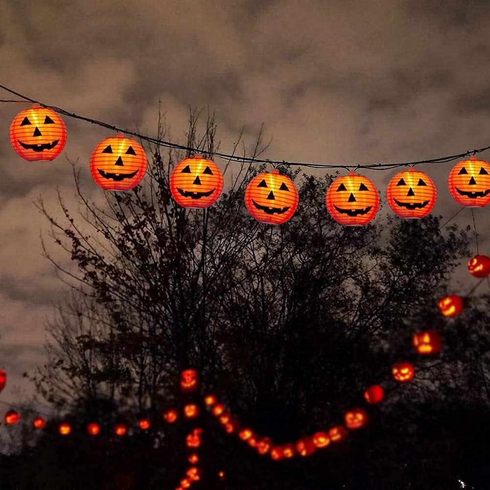 Set de 3 Cubos de Dulces de Halloween con Luz LED – Calabazas Luminosas para Niños